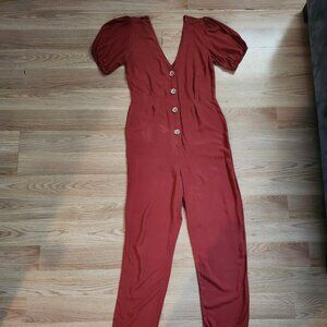 ASOS rust jumpsuit